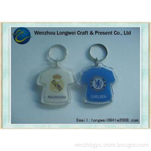 Novelty Sport T-shirt Acrylic Keychain / Acrylic Key Ring P